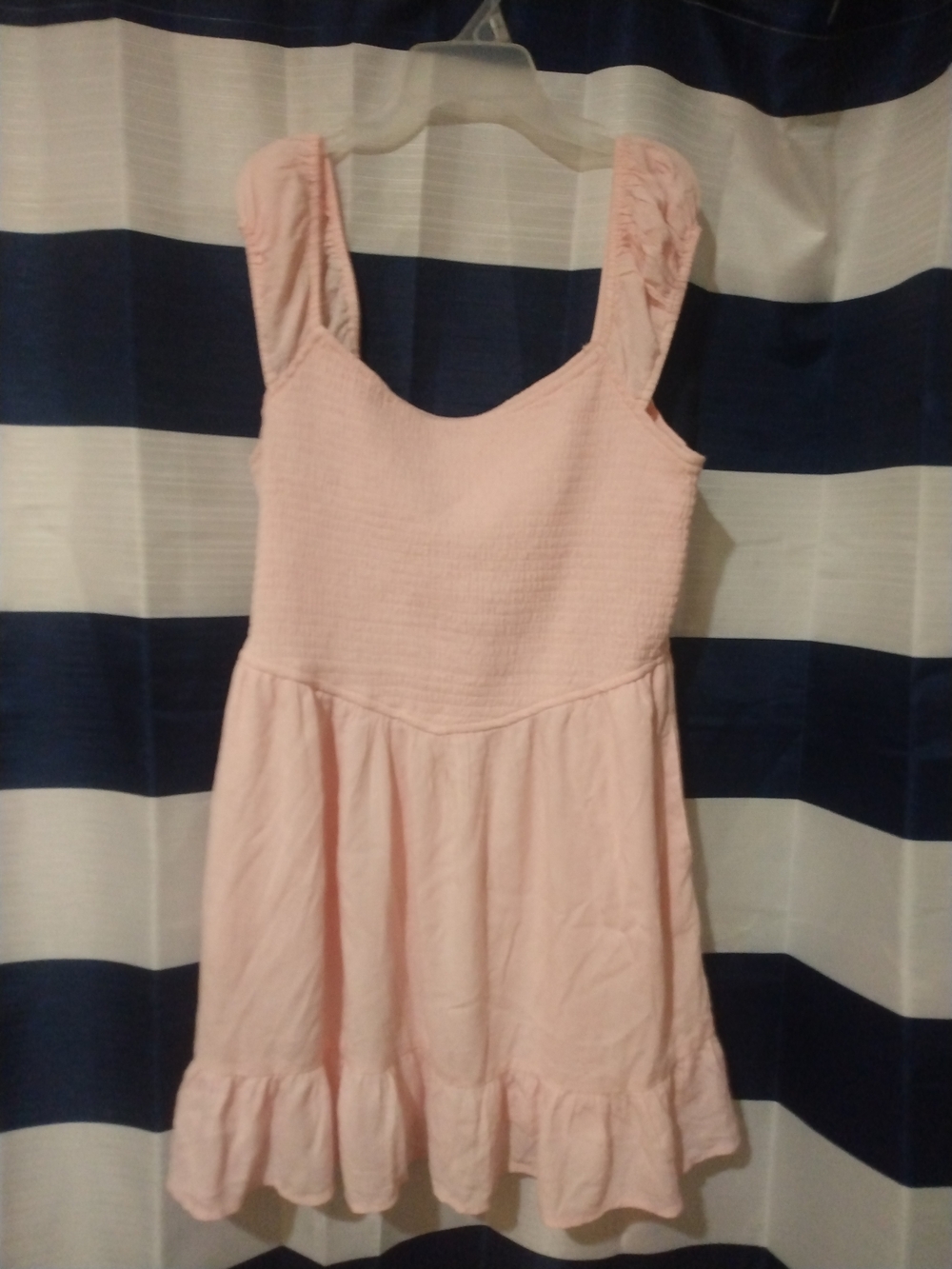 Aeropostale Light Pink Ruffled Mini Dress